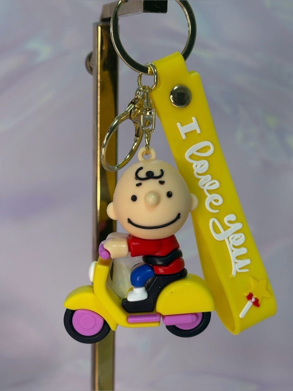 💜 Ride Alongside Charlie Brown and his 'I Love You' Keychain